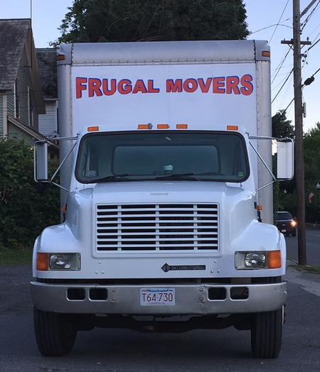 Frugal Movers Truck Front