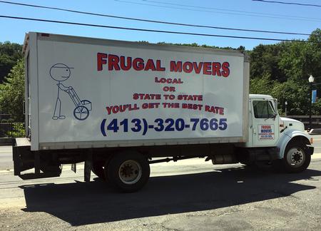 Frugal Movers Truck Right Side