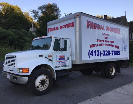 Frugal Movers Truck Three Quarter