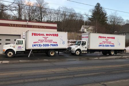 Two Frugal Movers Trucks